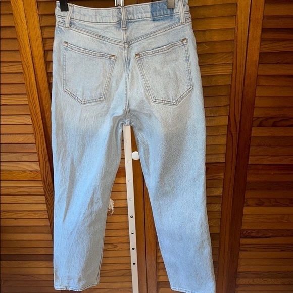 Abercrombie & Fitch ultra high-rise Light Blue Distressed Women's Jeans 27/4s - Picture 7 of 9